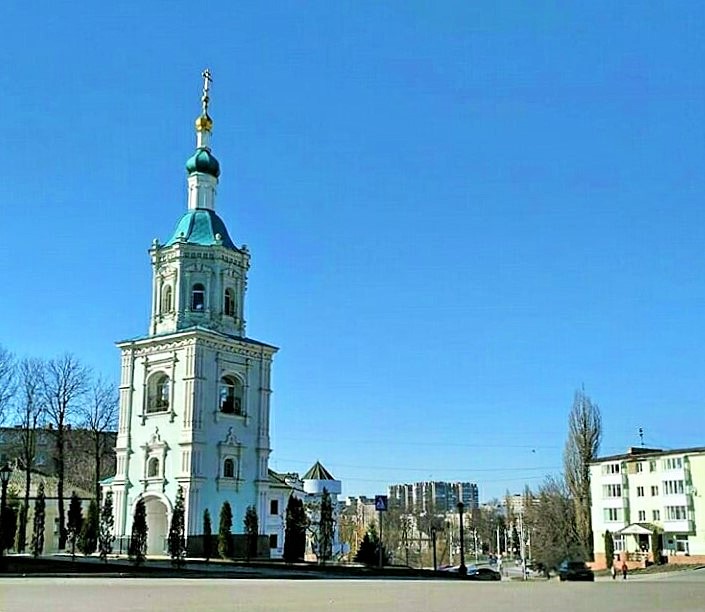 una Chiesa Ortodossa a Sumy il centro città